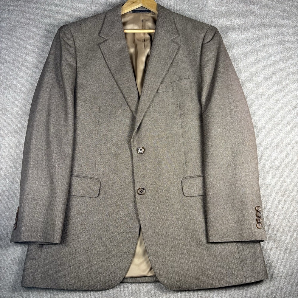 Lauren Ralph Lauren 42L Sport Coat Blazer Taupe Brown 2 Button Classic Fit